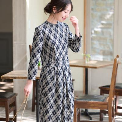 【美品】ミミグラント　シャツワンピースＬ 美品】ミミグラント シャツワンピースL