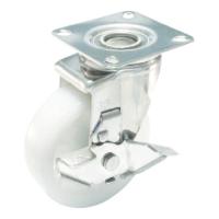 ユーエイ ステンレスキャスターシングルS付自在車 100径ナイロン車 SUSNJ100S [SUS-NJ-100S][r20][s9-010] | ミナトワークス