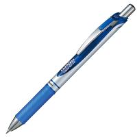 ぺんてる ボールペン エナージェルボール ノック式 0.7mm ブルー軸 青 BL77-C | Mini-s