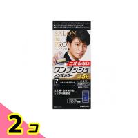 サロン ド プロ ワンプッシュ メンズカラー(白髪用) 7 ナチュラルブラック [1剤50g+2剤50g+ボリュームシャンプー10mL] 1個 2個セット | みんなのお薬ビューティ&コスメ店