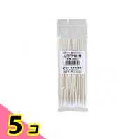 白十字 ハクジウ綿棒 100本 (5号 耳鼻科用) 5個セット | みんなのお薬ビューティ&コスメ店