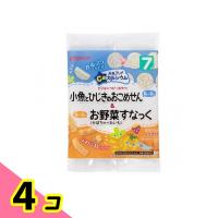 ピジョンベビーおやつ 元気アップCa(カルシウム) 小魚とひじきのおこめせん&amp;お野菜すなっく(かぼちゃ+おいも) 6g (×4袋) 4個セット | みんなのお薬ビューティ&コスメ店