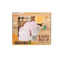 ピジョン ベビー食器セット KIPPOI(キッポイ) 6種セット (ベビーピンク&amp;ピーチホワイト) (1個) | みんなのお薬ビューティ&コスメ店