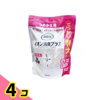 消臭力 クリアビーズ イオン消臭プラス 無香料 1500g (特大 詰め替え用) 4個セット | みんなのお薬ビューティ&コスメ店