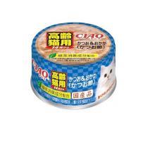 いなば CIAO(チャオ) ホワイティ 猫缶 高齢猫用 14歳からのかつお&amp;おかか(かつお節) 85g (1個) | みんなのお薬ビューティ&コスメ店