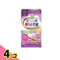 使いきりビニール極うす手袋 粉なし 100枚入 (大きめサイズ) 4個セット | みんなのお薬ビューティ&コスメ店
