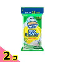 スクラビングバブル 流せるトイレブラシ シトラス替え 12個入 2個セット | みんなのお薬ビューティ&コスメ店