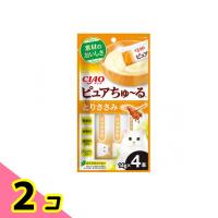 いなば CIAOピュアちゅ〜る(チャオピュアちゅーる) 猫用 とりささみ 14g× 4本入 2個セット | みんなのお薬ビューティ&コスメ店