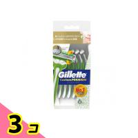 ジレット カスタムプレミアム ジェルシールド 使い捨てカミソリ 6本入 3個セット | みんなのお薬ビューティ&コスメ店