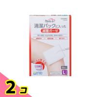 ケアハート 清潔パックに入った滅菌ガーゼ 8枚 (Lサイズ) 2個セット | みんなのお薬ビューティ&コスメ店