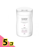 スコッティ ウェットティシュー 消毒 アルコールタイプ 無香料 80枚 (本体) 5個セット | みんなのお薬ビューティ&コスメ店