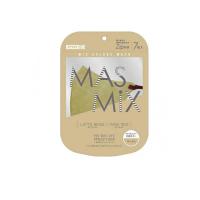 2980円以上で注文可能  MASMiX(マスミックス) マスク 7枚入 (ラテベージュ×ワインレッド) (1個) | みんなのお薬MAX