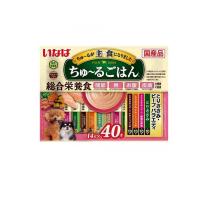 2980円以上で注文可能  いなば ちゅ〜る(ちゅーる)ごはん 犬用総合栄養食 とりささみ・ビーフバラエティ 14g× 40本入 (1個) | みんなのお薬MAX