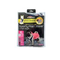 2980円以上で注文可能  ドギーマン スポーティーレインウェア アーバンスタイル 2WAYマントタイプ  4号 1枚入 (ピンク×ネイビー) (1個) | みんなのお薬MAX