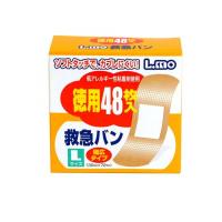 L.mo エルモ救急バン 絆創膏 Lサイズ 幅広タイプ 48枚入 (30×72mm) (1個) | みんなのお薬プレミアム(みんなのお薬)