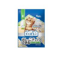 エリエールペット 猫砂 キミおもい おしっこチェックできる固まる紙のネコ砂 紙タイプ 5L (1個) | みんなのお薬プレミアム