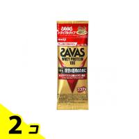 SAVAS(ザバス) ホエイプロテイン100 ココア味 10.5g ( トライアルタイプ) 2個セット | みんなのお薬バリュープライス