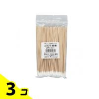 白十字 ハクジウ綿棒 100本 (2号) 3個セット | みんなのお薬バリュープライス