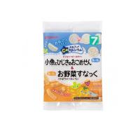 ピジョンベビーおやつ 元気アップCa(カルシウム) 小魚とひじきのおこめせん&amp;お野菜すなっく(かぼちゃ+おいも) 6g (×4袋) (1個) | みんなのお薬バリュープライス