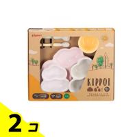 ピジョン ベビー食器セット KIPPOI(キッポイ) 6種セット (ベビーピンク&amp;ピーチホワイト) 2個セット | みんなのお薬バリュープライス