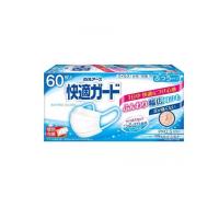 快適ガードマスク ふつうサイズ 個包装 60枚入 (ホワイト) (1個) | みんなのお薬バリュープライス(みんなのお薬)