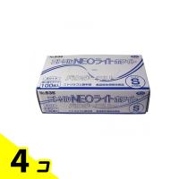 ニトリル ネオライト No.535 ホワイト パウダーフリー 100枚 (Sサイズ) 4個セット | みんなのお薬バリュープライス