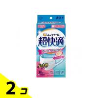 超快適マスク プリーツタイプ 小さめサイズ 30枚入 (ホワイト) 2個セット | みんなのお薬バリュープライス