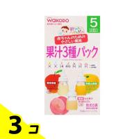 飲みたいぶんだけ果汁3種パック 5袋 (×6包) 3個セット | みんなのお薬バリュープライス