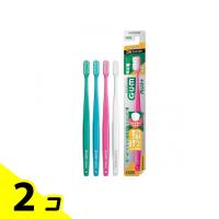 GUM ガム・プラス デンタルブラシ #226 極細 3列コンパクト やわらかめ 1本入 (色指定不可) 2個セット | みんなのお薬バリュープライス(みんなのお薬)