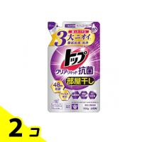 トップ クリアリキッド抗菌 部屋干し 液体 洗濯洗剤 500g (詰め替え用) 2個セット | みんなのお薬バリュープライス