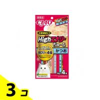 いなば 猫用 CIAO Highエナジーちゅ〜る(ちゅーる) かつお 8g× 4本入 3個セット | みんなのお薬バリュープライス