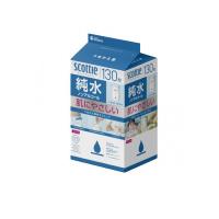 スコッティ ウェットティシュー 純水 ノンアルコール 詰め替え用 130枚入 (1個) | みんなのお薬バリュープライス