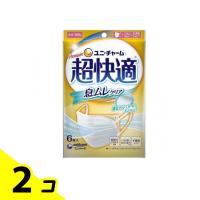 超快適マスク 息ムレクリアタイプ 6枚入 (小さめサイズ) 2個セット | みんなのお薬バリュープライス