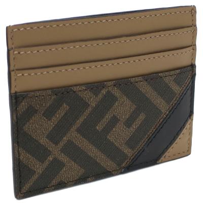 美品　FENDI  名刺入れ  パスケース　 ズッカ柄 楽天市場】フェンディ ズッカ（定期入れ・パスケース｜財布
