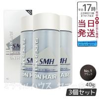 ルアン スーパーミリオンヘアー No.1 ブラック 40g 3個セット 植物系抗菌繊維 雨 風 汗に強い 髪 頭 薄毛隠し 薄毛 正規品 | ミラクルハウスYahoo!店