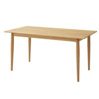 ダイニングテーブル 幅150cm テーブル ダイニング 木製 天然木 アッシュ 食卓机 カフェ 机 おしゃれ HOT-650 ナチュラル 東谷 シンプル ４人掛け | ミライズリンク