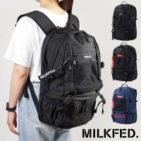ミルクフェド MILKFED. レディース ネオ エンブロイダリー ビッグ バックパック バー リュックサック デイパック スクバ 通学 03192048 正規取扱店 | mischief シューズ&アパレル