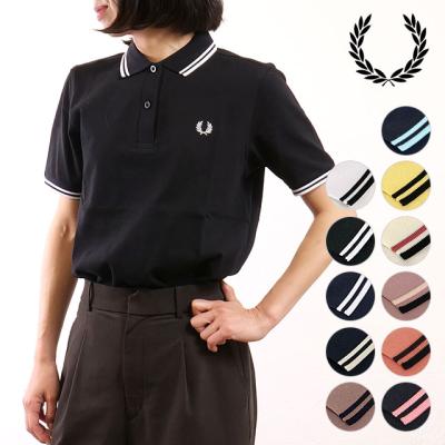 FRED PERRY フレッドペリー ポロシャツ 黒 ブラック ピンク 美品 FRED PERRY フレッドペリー ポロシャツ 黒 ブラック ピンク 美品