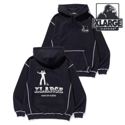Cph/Glf™ ブラック スウェット X-LARGE エックスガール X-girl フラッグビッグスウェットトップ