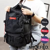 ミルクフェド MILKFED. レディース ネオ エンブロイダリー ビッグ バックパック バー リュックサック デイパック スクバ 通学 03192048 正規取扱店 | SHOETIME