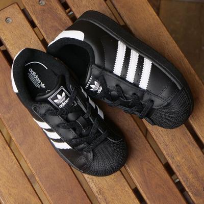 adidas SUPERSTAR キッズシューズ ブラック/ホワイト adidas アディダス オリジナルス スニーカー キッズ ジュニア
