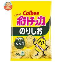 【送料無料・メーカー/問屋直送品・代引不可】カルビー ポテトチップス のりしお 60g×12袋入 | 味園サポート ヤフー店