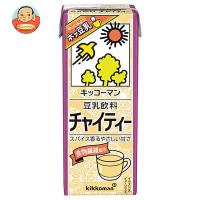 キッコーマン 豆乳飲料 チャイティー 200ml紙パック×18本入 | 味園サポート ヤフー店