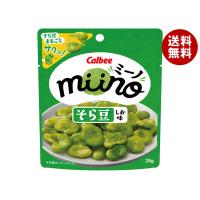 カルビー miino(ミーノ) そら豆 しお味 28g×12袋入 メーカー 問屋直送｜ 送料無料 | MISONOYA ヤフー店