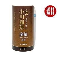 小川珈琲 京都 小川珈琲 炭焼珈琲 カフェオレ 加糖 195gカート缶×15本入×(2ケース)｜ 送料無料 | MISONOYA ヤフー店