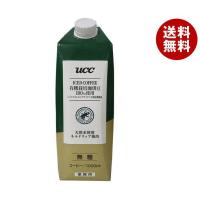 UCC 有機栽培珈琲豆100%使用 レインフォレスト・アライアンス認証農園産 アイスコーヒー 無糖 1000ml紙パック×12本入×(2ケース)｜ コーヒー 珈琲 | MISONOYA ヤフー店