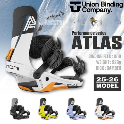 UNION BINDING スノーボード ビンディング（色：レッド系