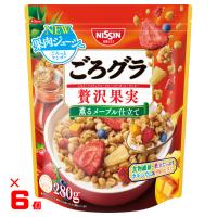 日清シスコ ごろグラ 贅沢果実 280g×6袋｜果実風味 フルーティな香り 健康志向 栄養補給 | お菓子の美多加堂