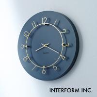 Luu ルウ ウォールクロック ネイビー CL-4317 NV | ミタストア