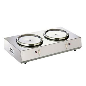 □カリタ(Kalita) コーヒーウォーマー 2連ウォーマー (1.8Lデカンタ